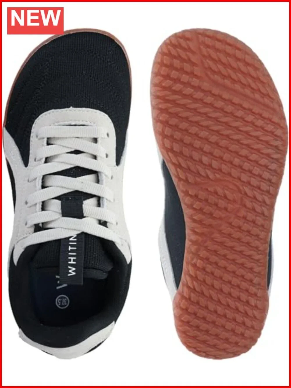 Zero Drop Barefoot Sneakers Wide Toe Box Retro Track-Inspired